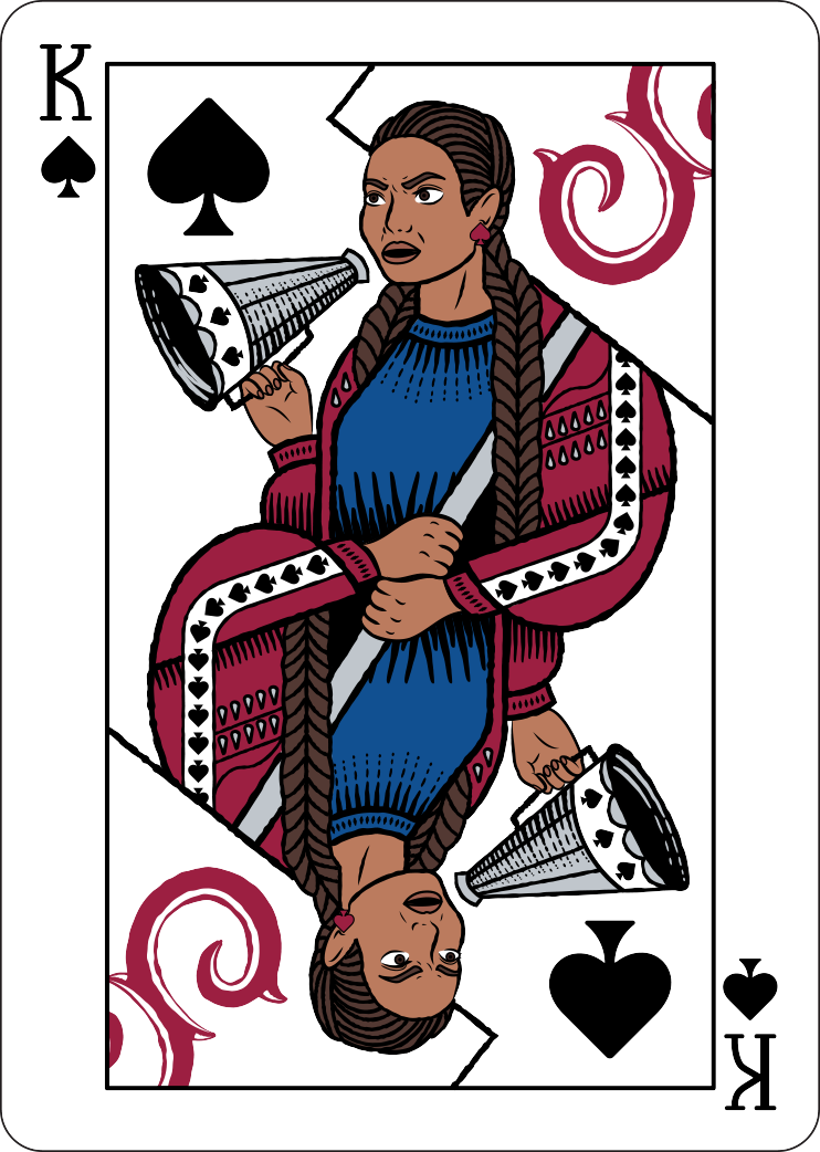 King of Spades also known as the Strenth Queen